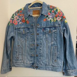 Levi’s Embroidered Ex-Boyfriend Trucker Jacket